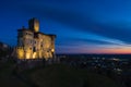 Night view of the SavorgnanÃ¢â¬â¢s Castle in Artegna